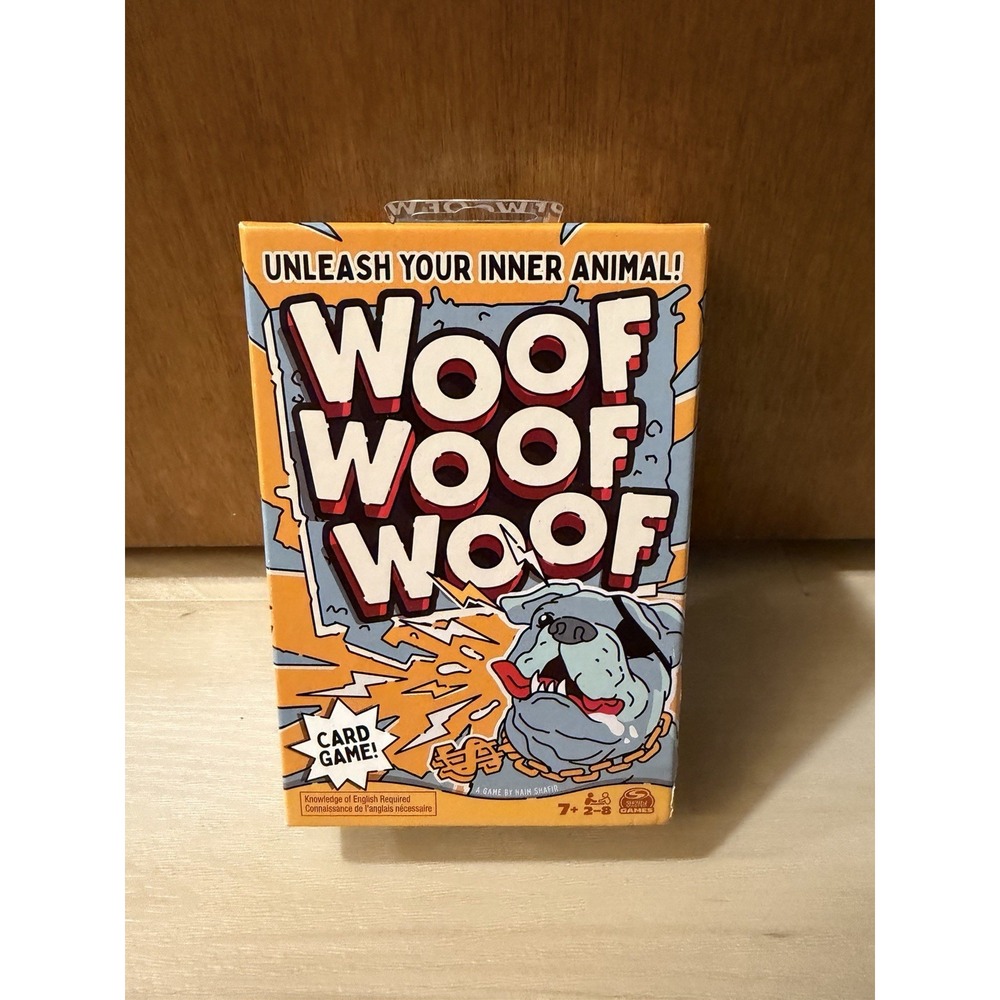 Woof Woof Woof Spin Master Card Game Fast-pace Brand New Sealed